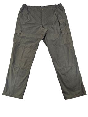 511 Tactical Taclite Pro Pants Men 44x34 Green Ripstop Double Knee Cargo Utility
